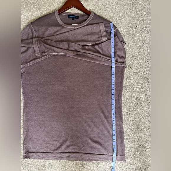 Men’s Patrick Assaraf Extra-Fine Merino Vintage Wash Crewneck | Size Large - Picture 7 of 7